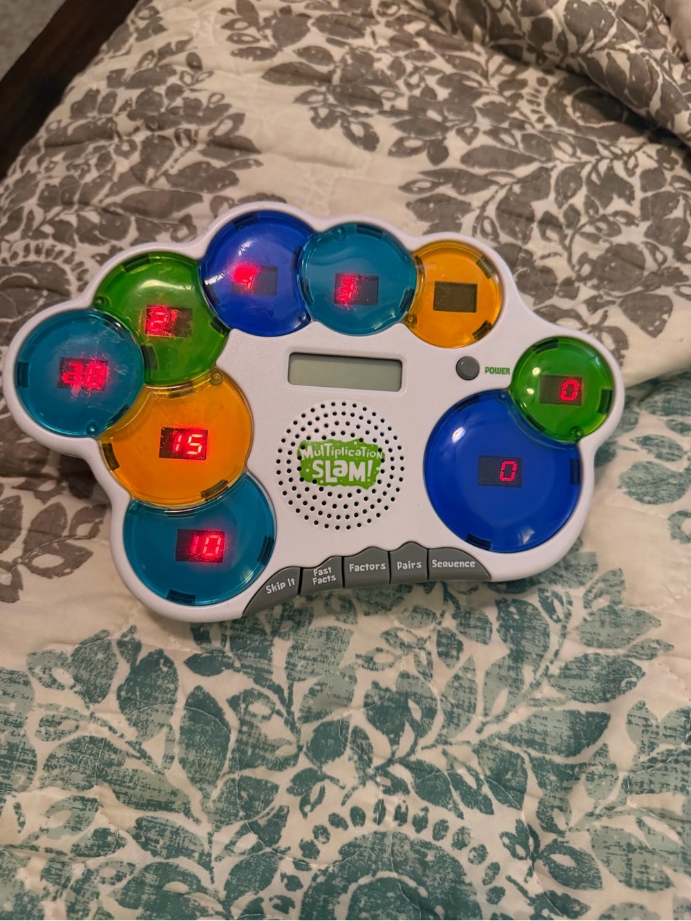 Kids Math Game Toy - Blue, Green, Yellow